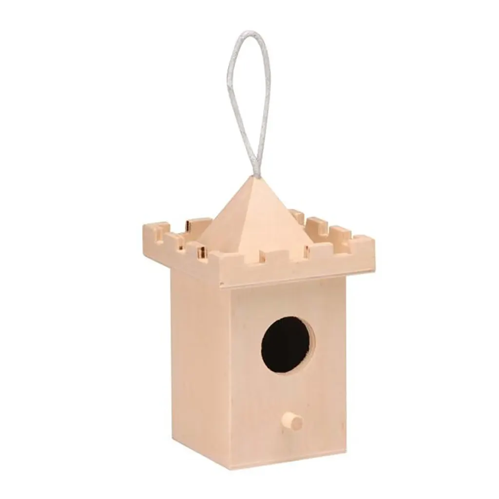 Birdhouse Tower 8x8x13cm
