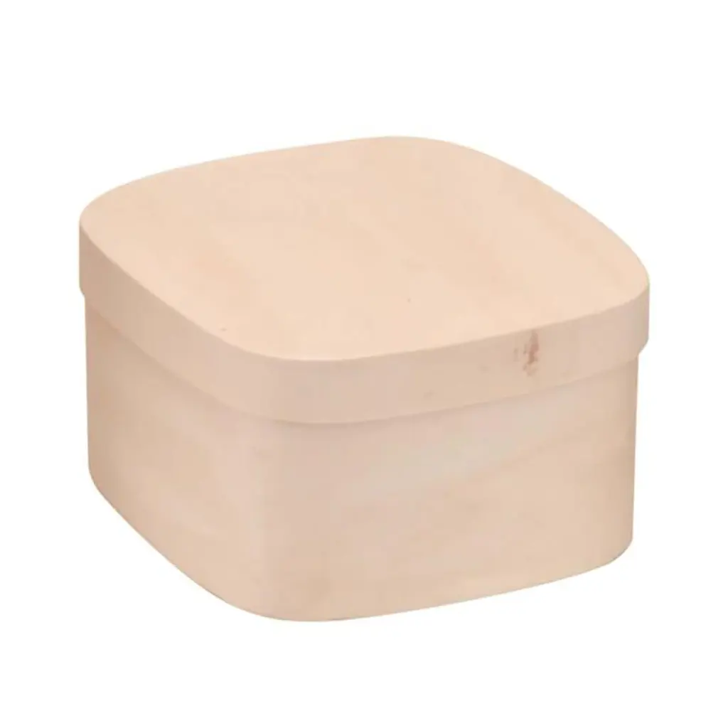 Wood box Square 140x140mmH85mm