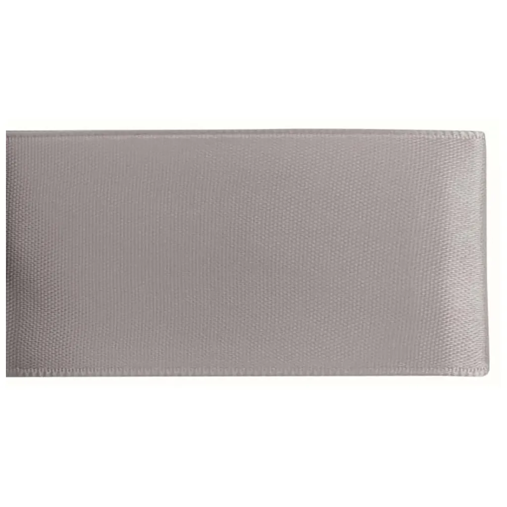 Satin Ribbon 10mm 10m Light grey