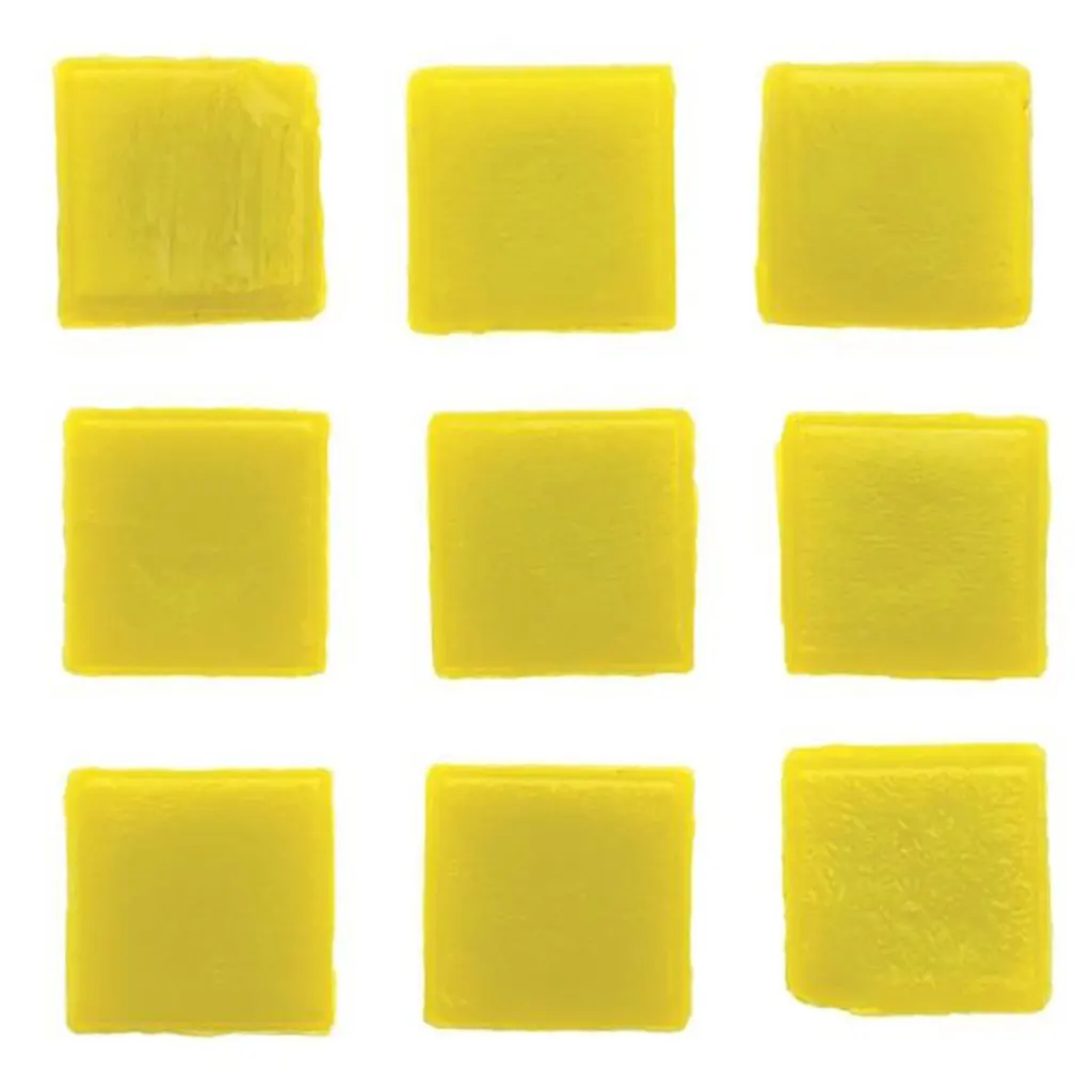 Mosaic Tiles 10x10mm 100g, Yellow