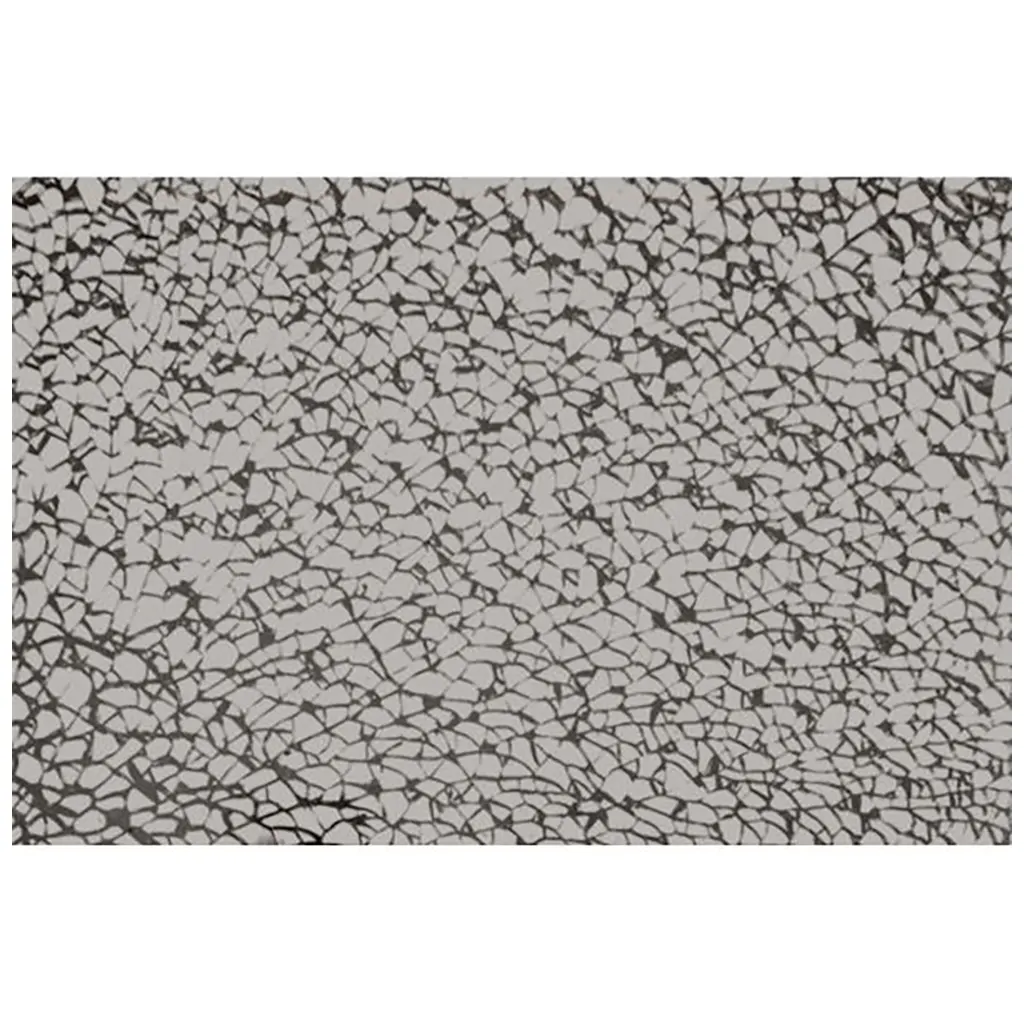 Crackle Mosaic Sheet 15x20cm, Transparent Crystal Grey