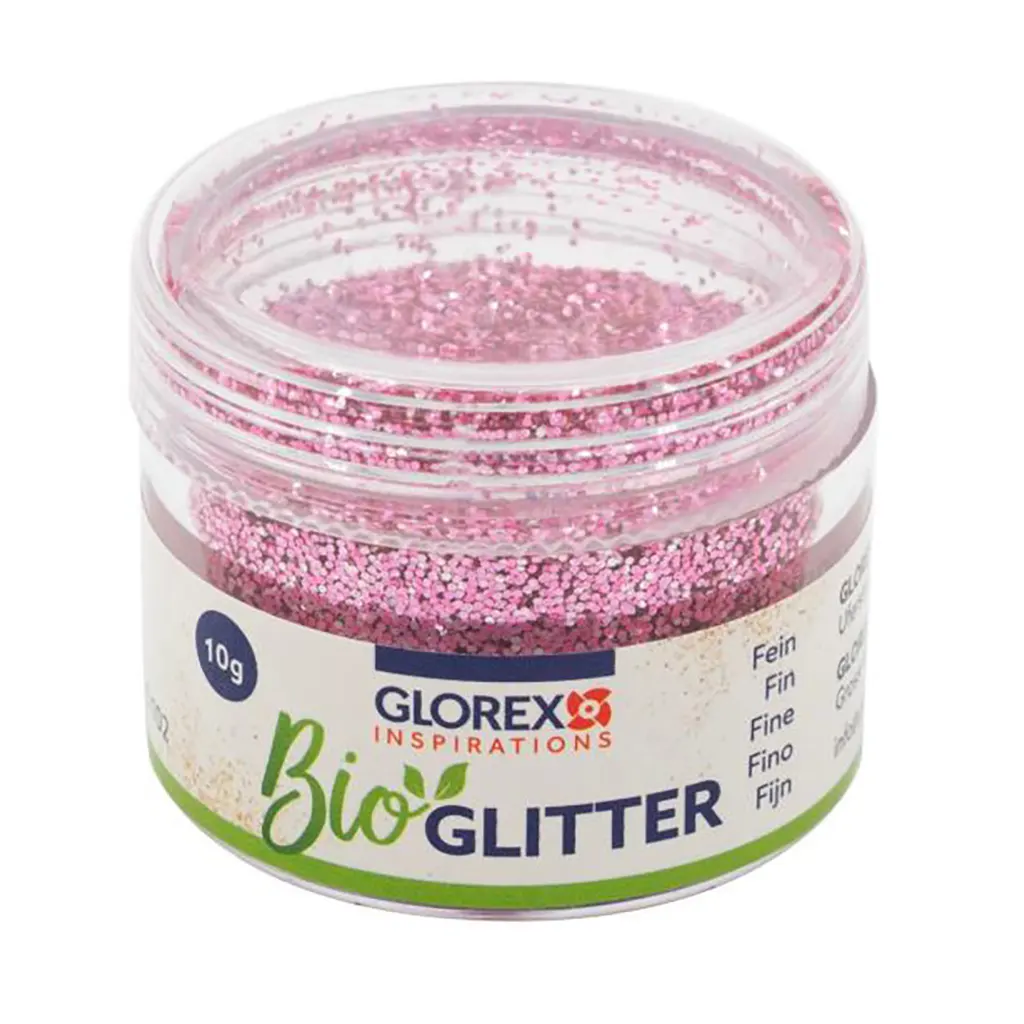 Organic Glitter Fine 10G, Rose