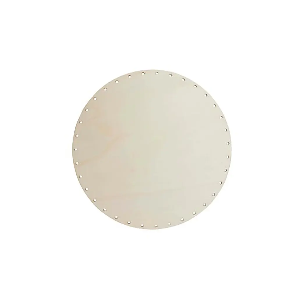 Wickerwork Bottom Round 30cm Poplar Wood
