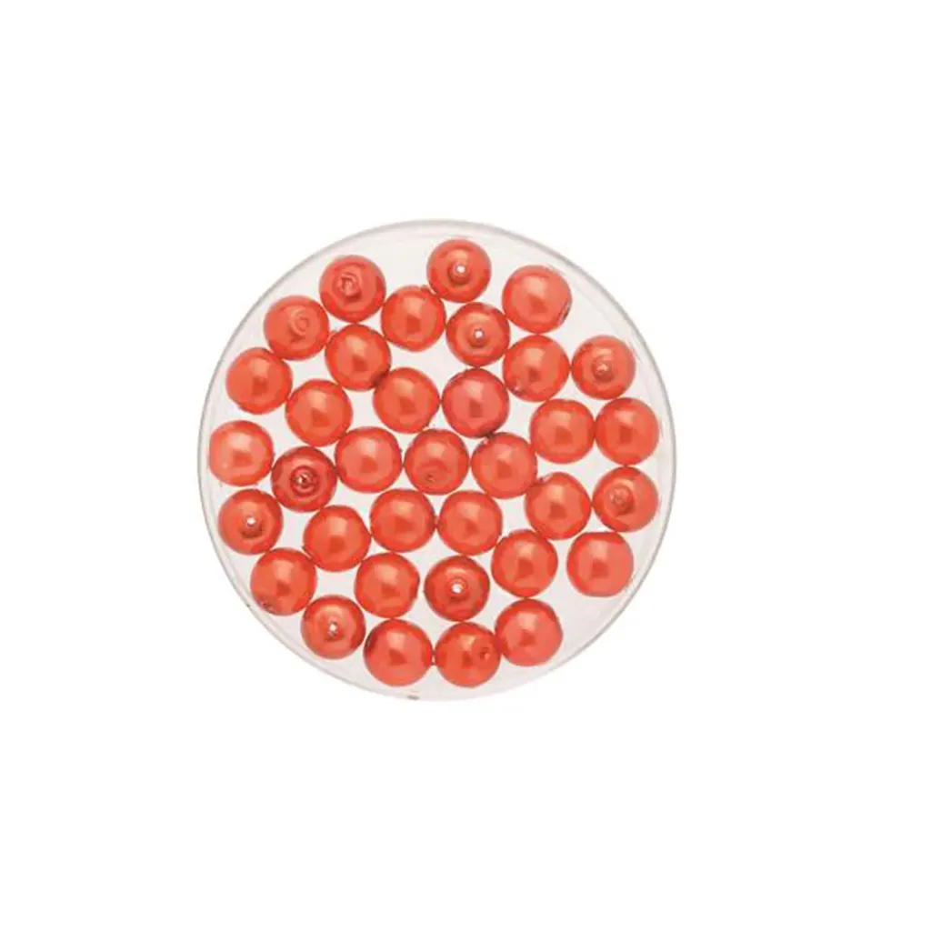 Bohemia Glass Bead 6mm Wax 50pcs, Hyacinth