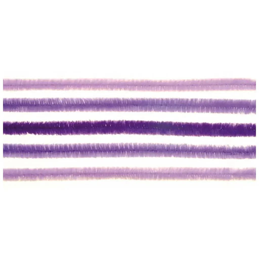 Pipe Cleaners Mix 10pcs 50cm Lilac Colours