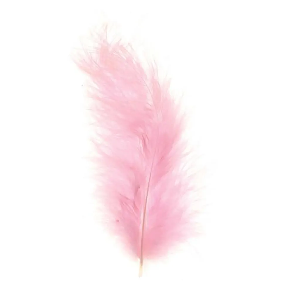Marabou Feathers 15pcs, Rose