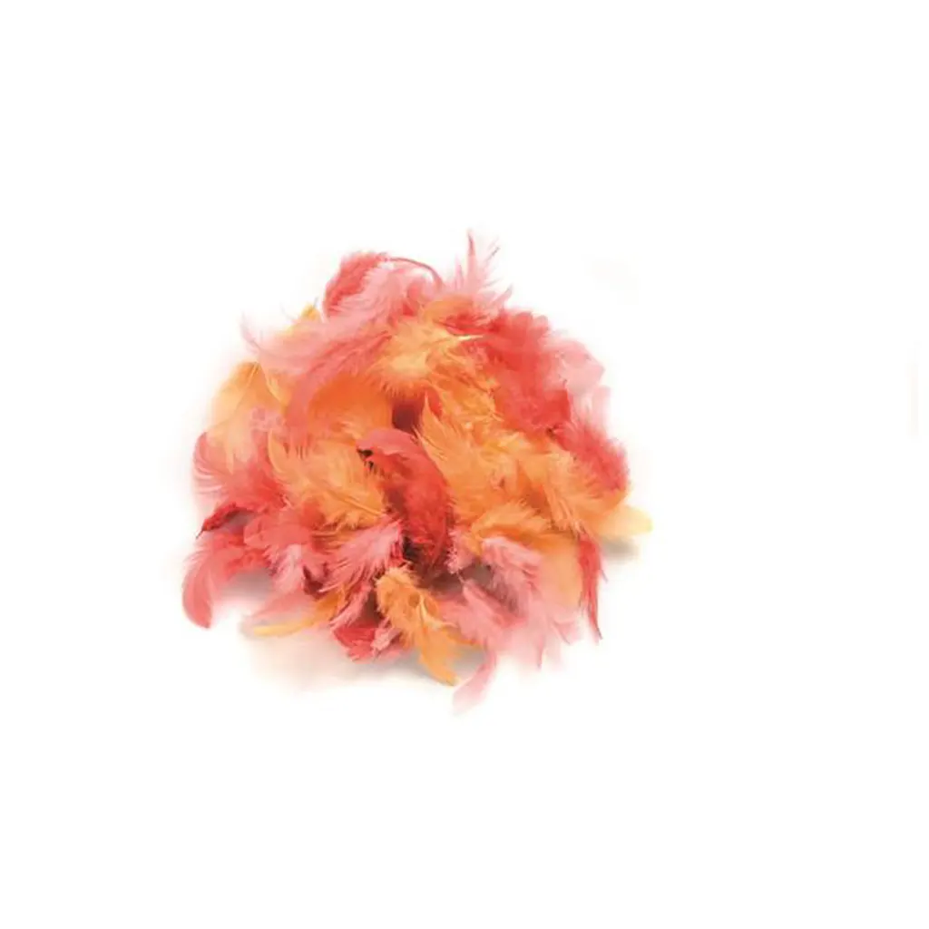 Deco Feathers Assorted 10G, Red