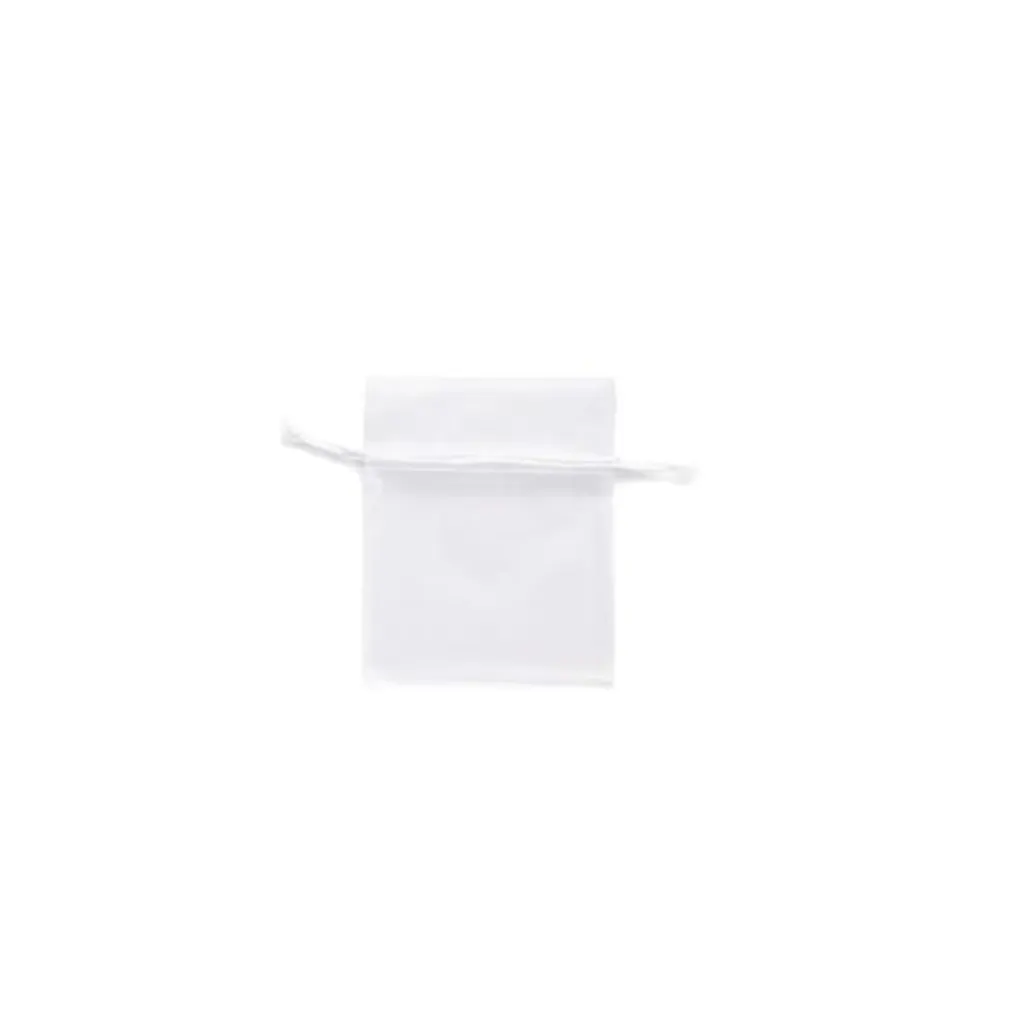 Organza Bag 12.5x16cm 4pcs, White