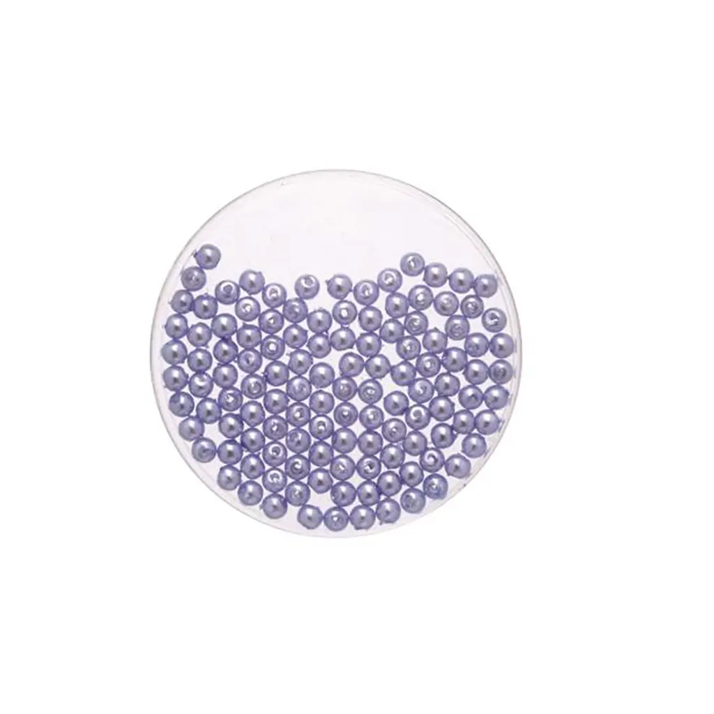 Wax Beads 4mm 100pcs, Blue