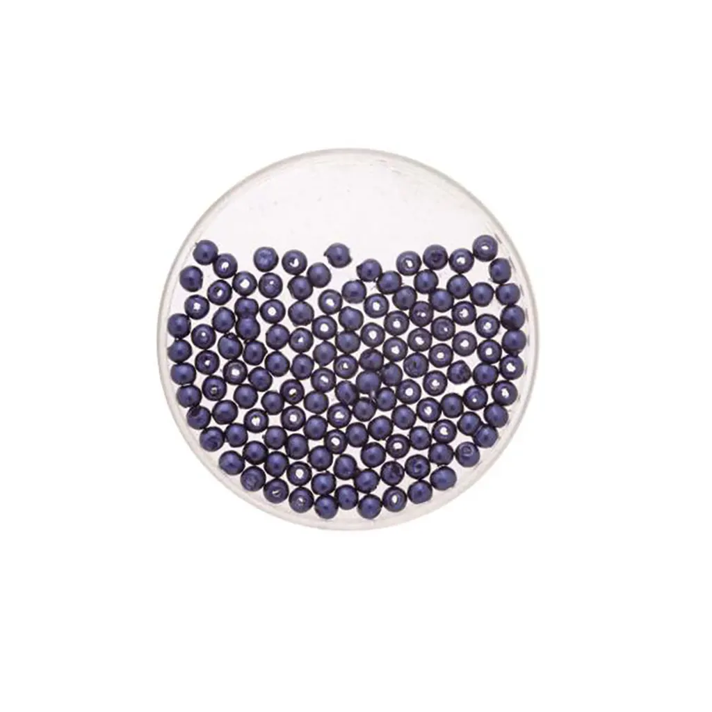 Wax Beads 4mm 100pcs, Marine