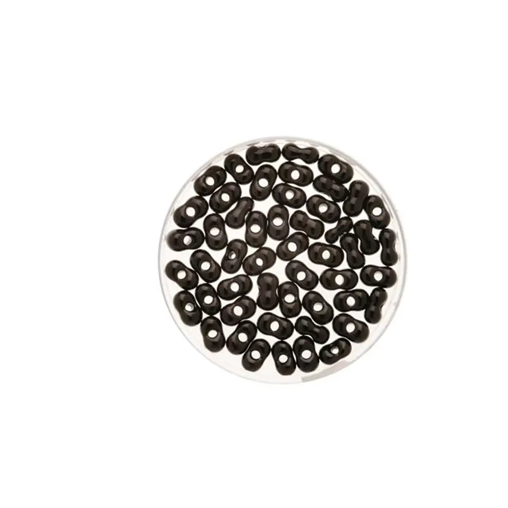 Rocaille Farfalle 3.2/6.5mm 17g, Black Mat