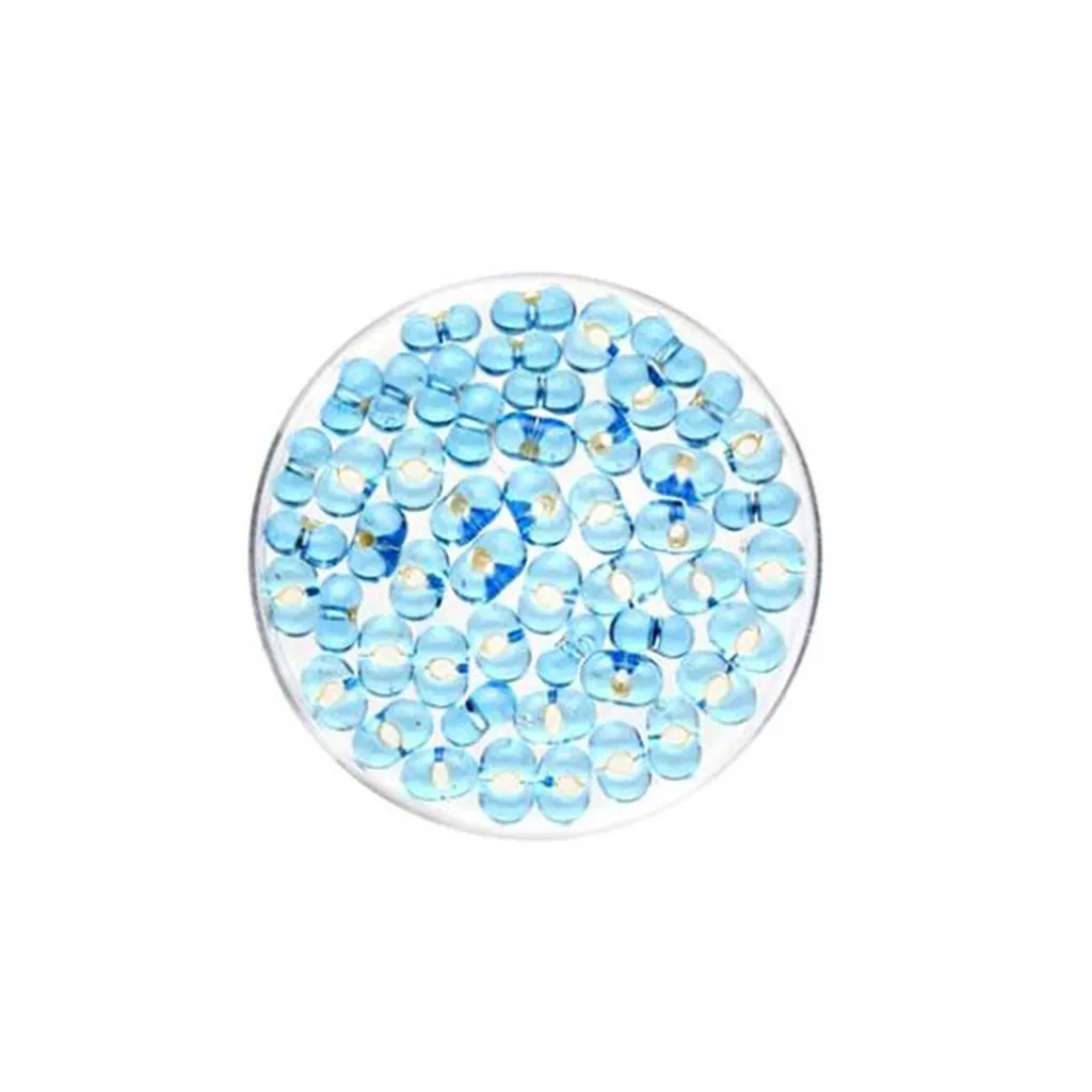 Rocaille Farfalle 6.5mm 17g, Light Blue Silver Lustre