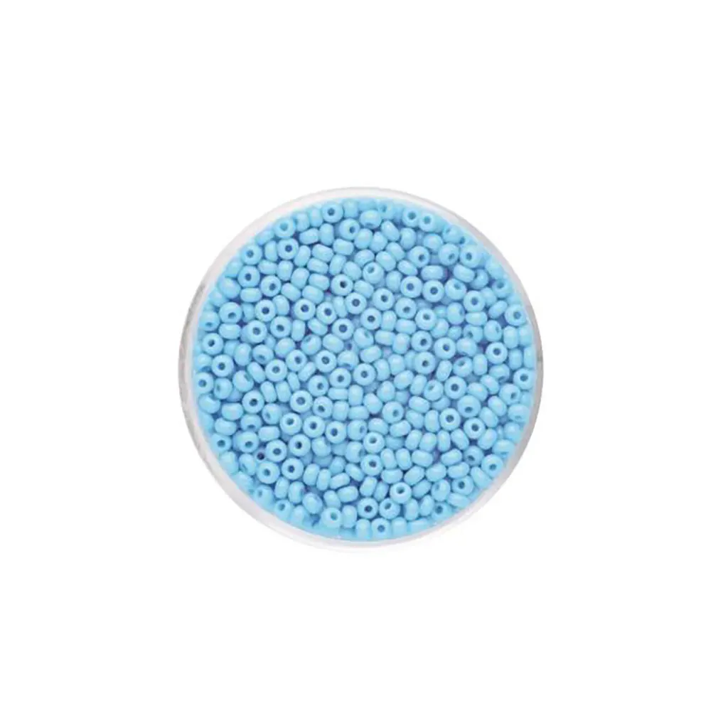 Rocaille Beads 2.6mm 17g, Luscious Light Turquoise