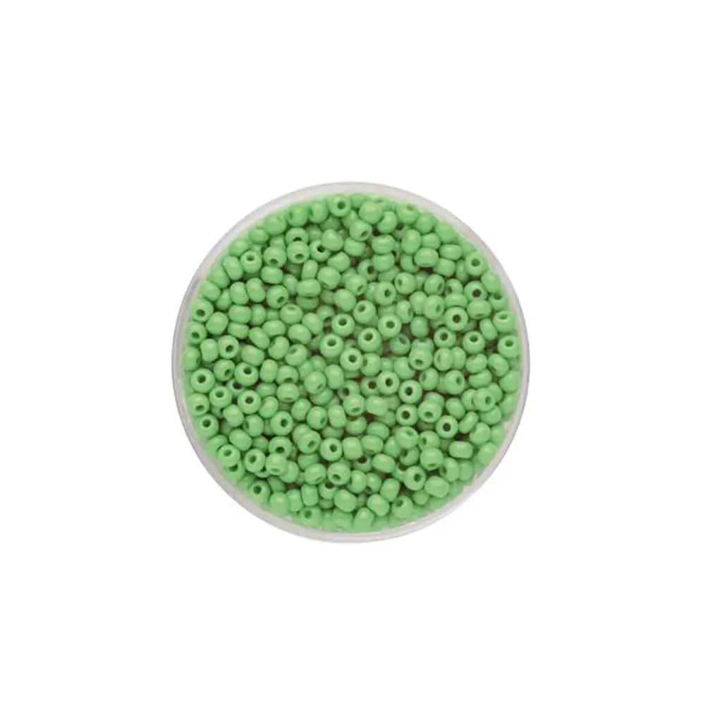 Rocaille Beads 2.6mm 17g, Luscious Green