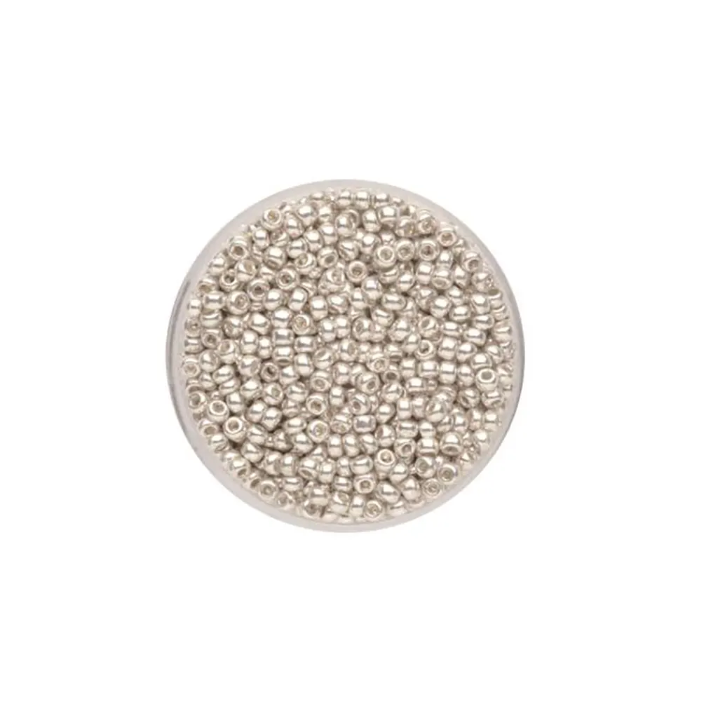 Rocaille Metallic 2.6mm 17g, Silver