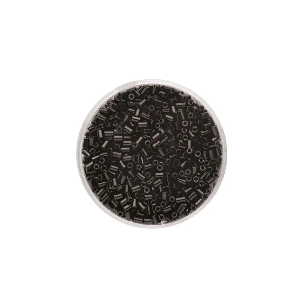 Glass Bugles 2.0mm 17g, Black