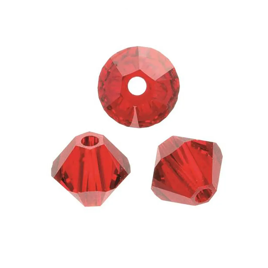 Swarovski Beads Bicone 4mm 25pcs, Siam