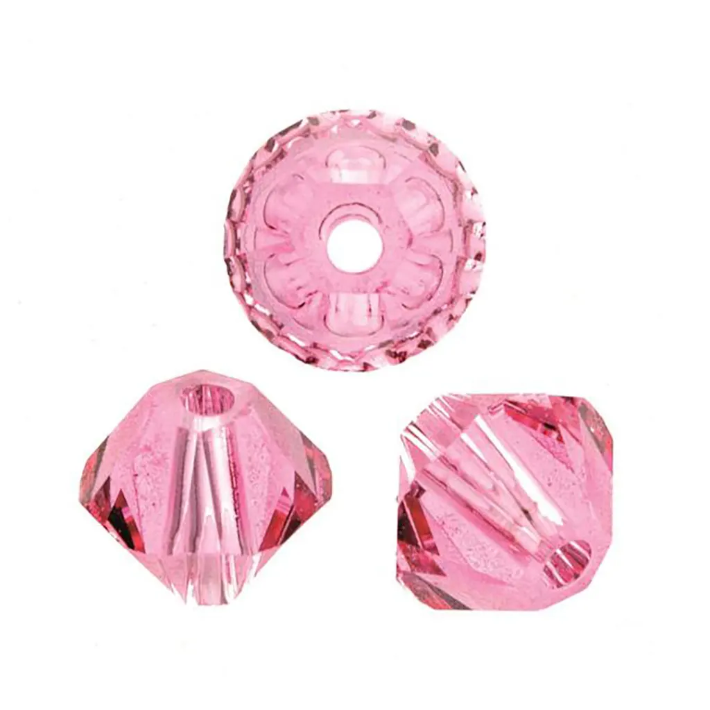 Swarovski Beads Bicone 4mm 25pcs, Rose