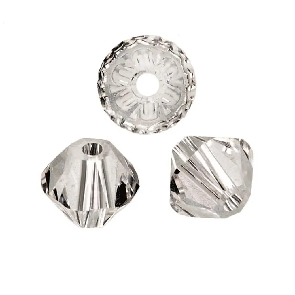 Swarovski Beads Bicone 4mm 25pcs, Crystal