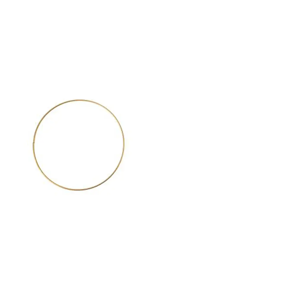 Metal Ring Gold, 20cm
