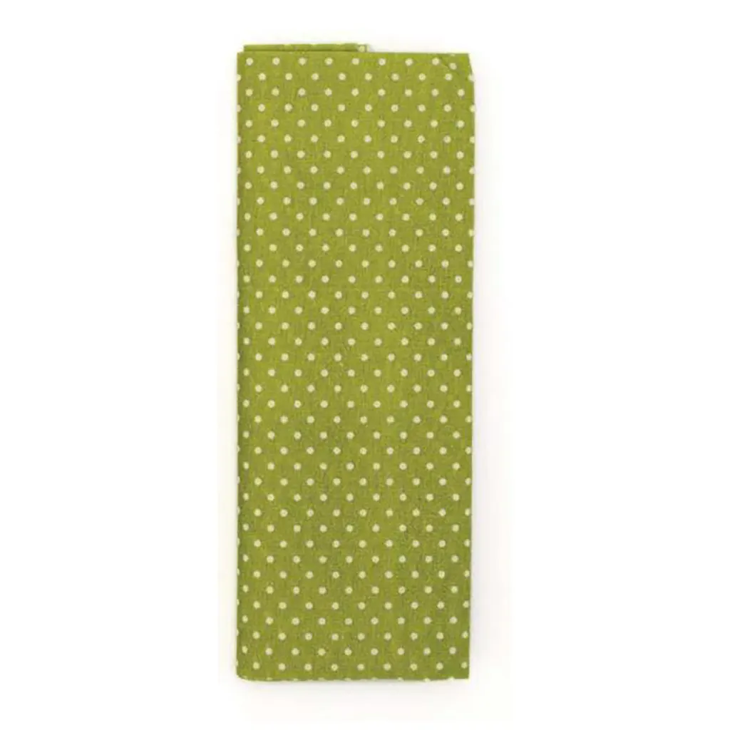 Fabric Piece 100X150cm, Green with Dots