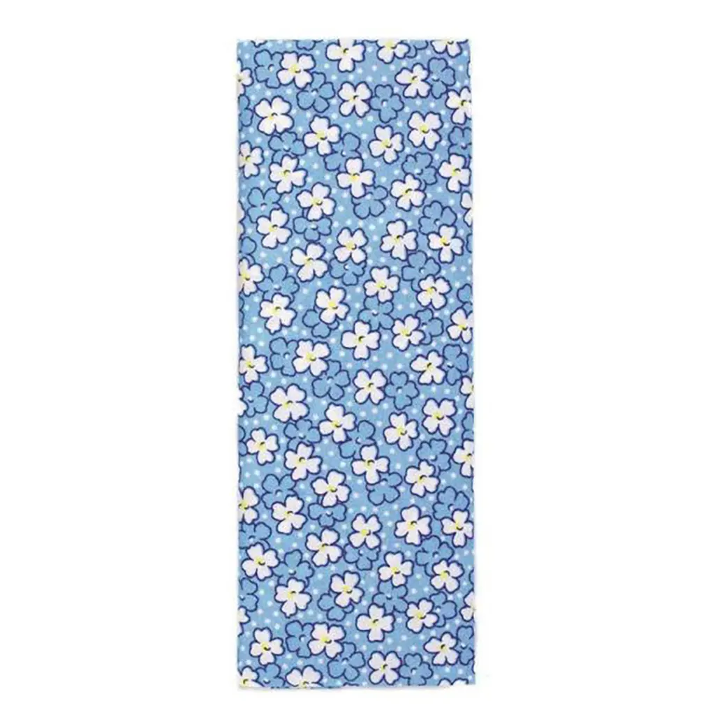 Fabric Piece 100X150cm, Blue Flowers