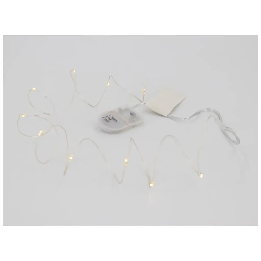 Mini Light 10 Lamps with Timer 110cm for Battery CR2032