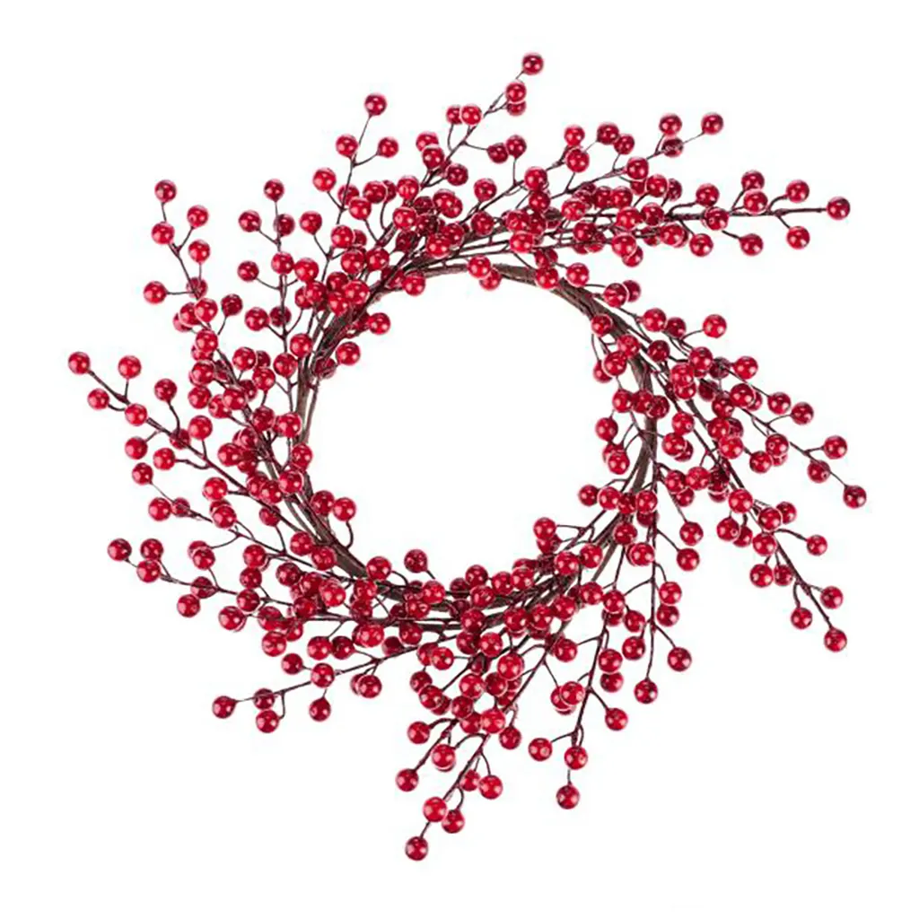 Berry Wreath Red 40X40X4cm