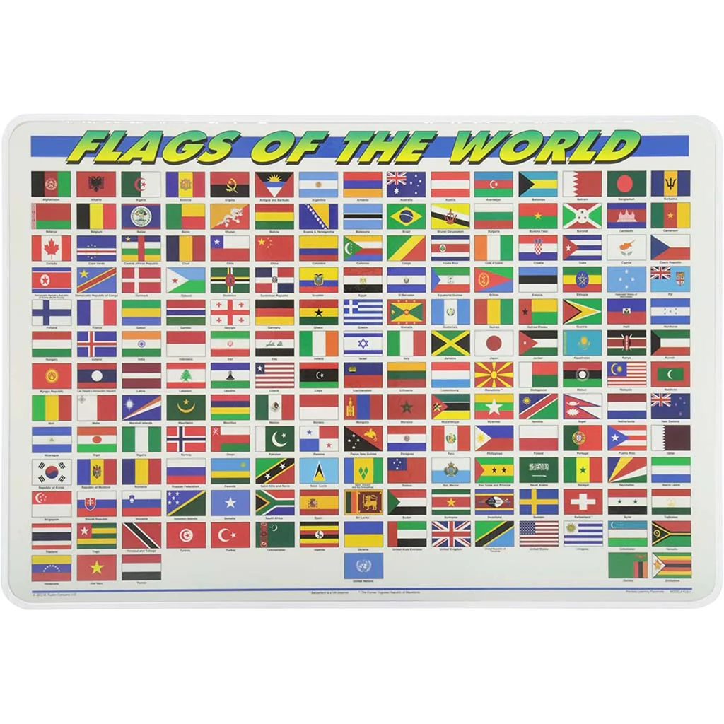 Flags of The World Placemat