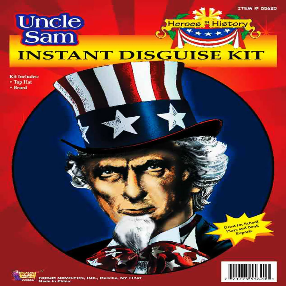 Top Hat & Beard Uncle Sam