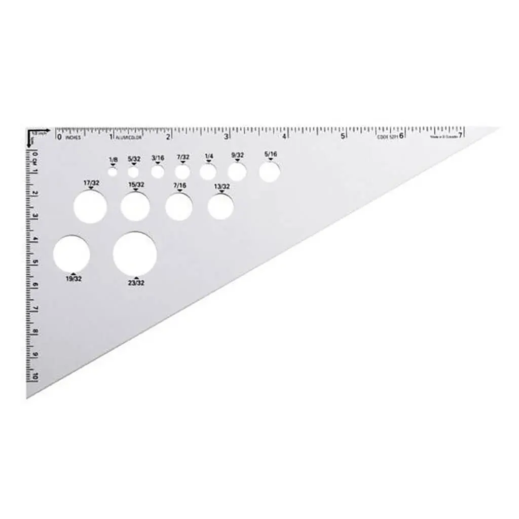 Alumicolor Aluminum Triangle 8in, 30/60