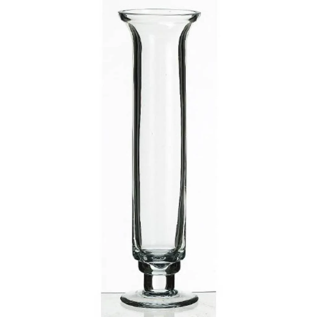 9.75"Hx2.75"D Glass Vase Cw