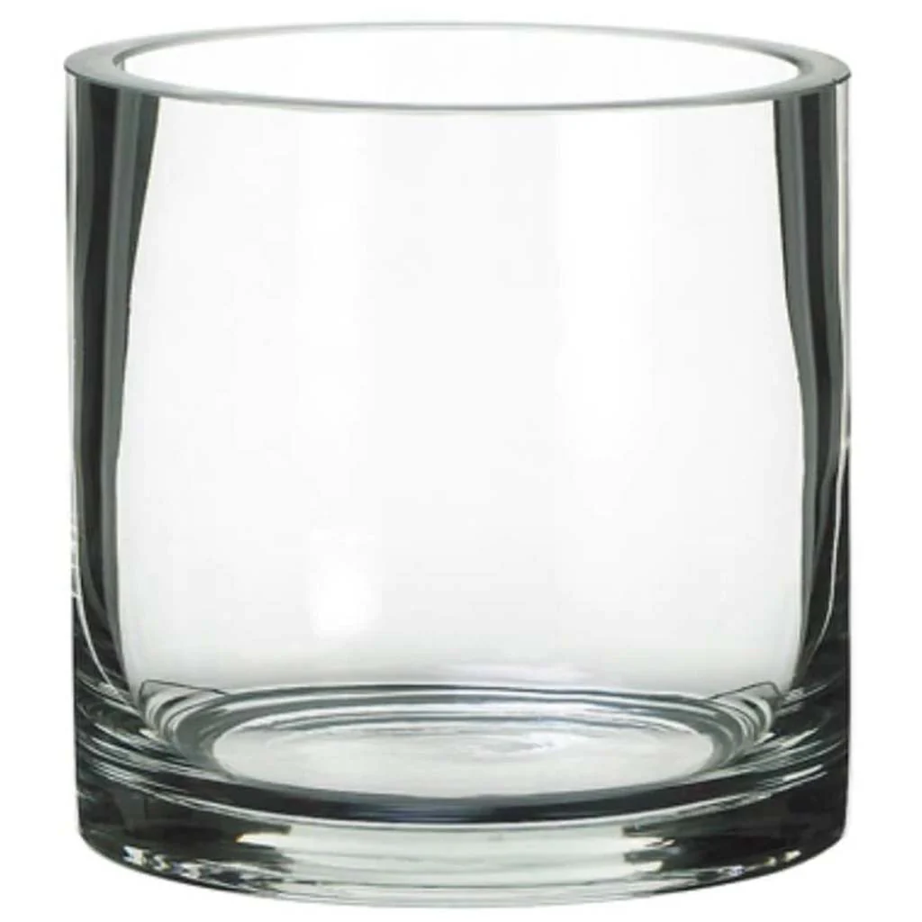 5.5"Hx5.5"D Glass Vase Cw