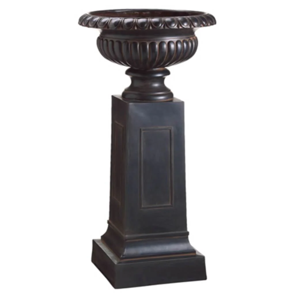 22.5D43.25"H F/G Urn Bk/Ru