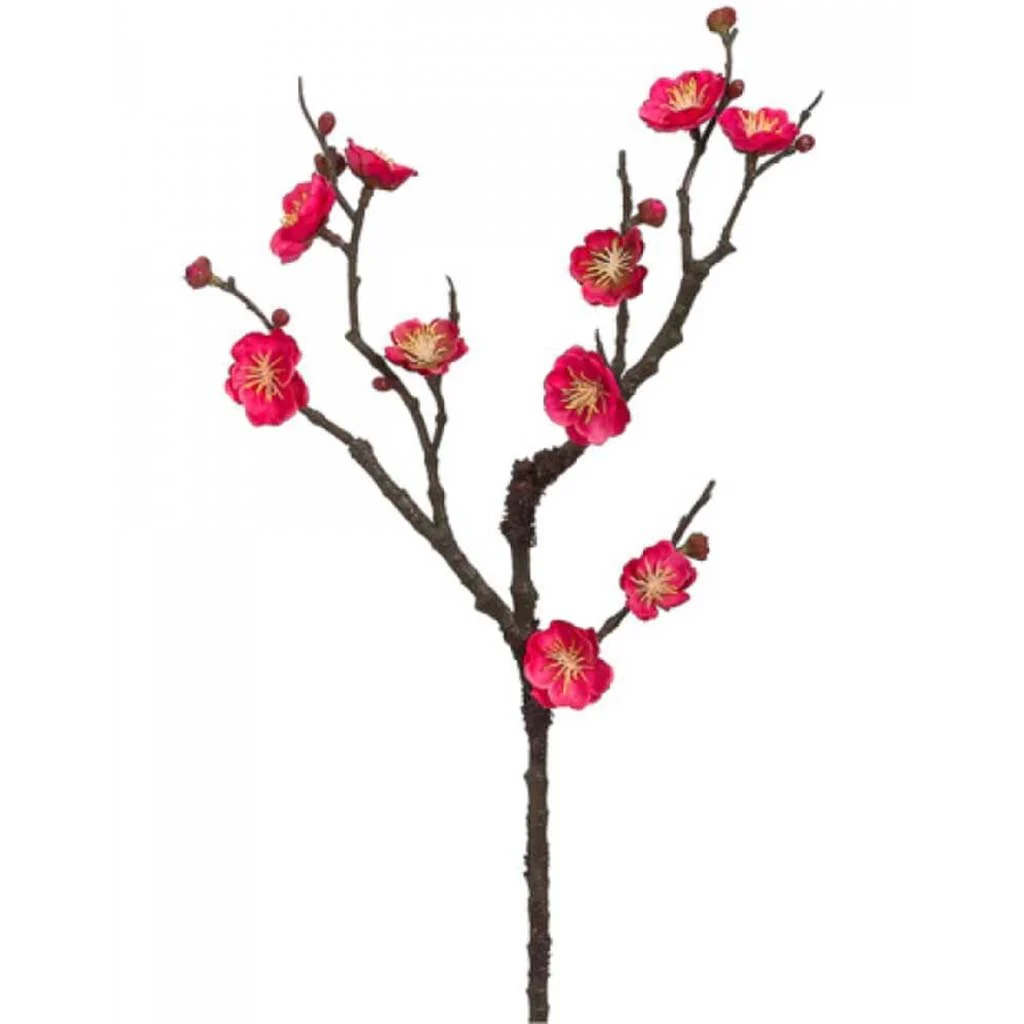 Plum Blossom Spray 18"  Two Tone Fuschia