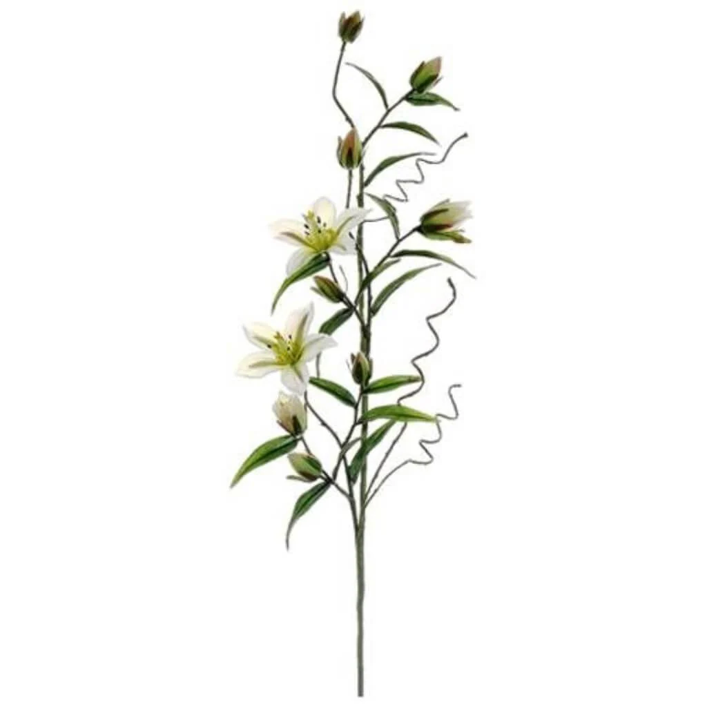 Clematis Spray 37" Cream Green