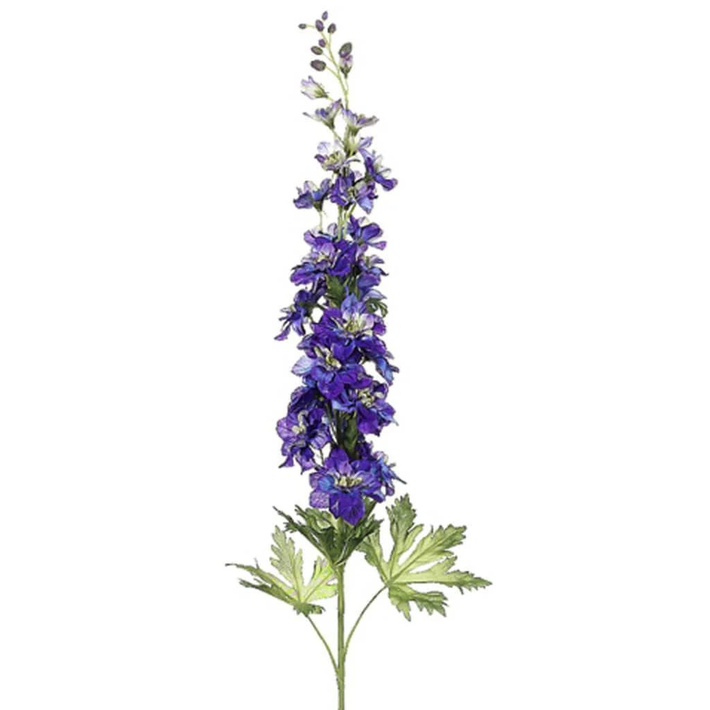 Delphinium Spray 32"Two tone Purple