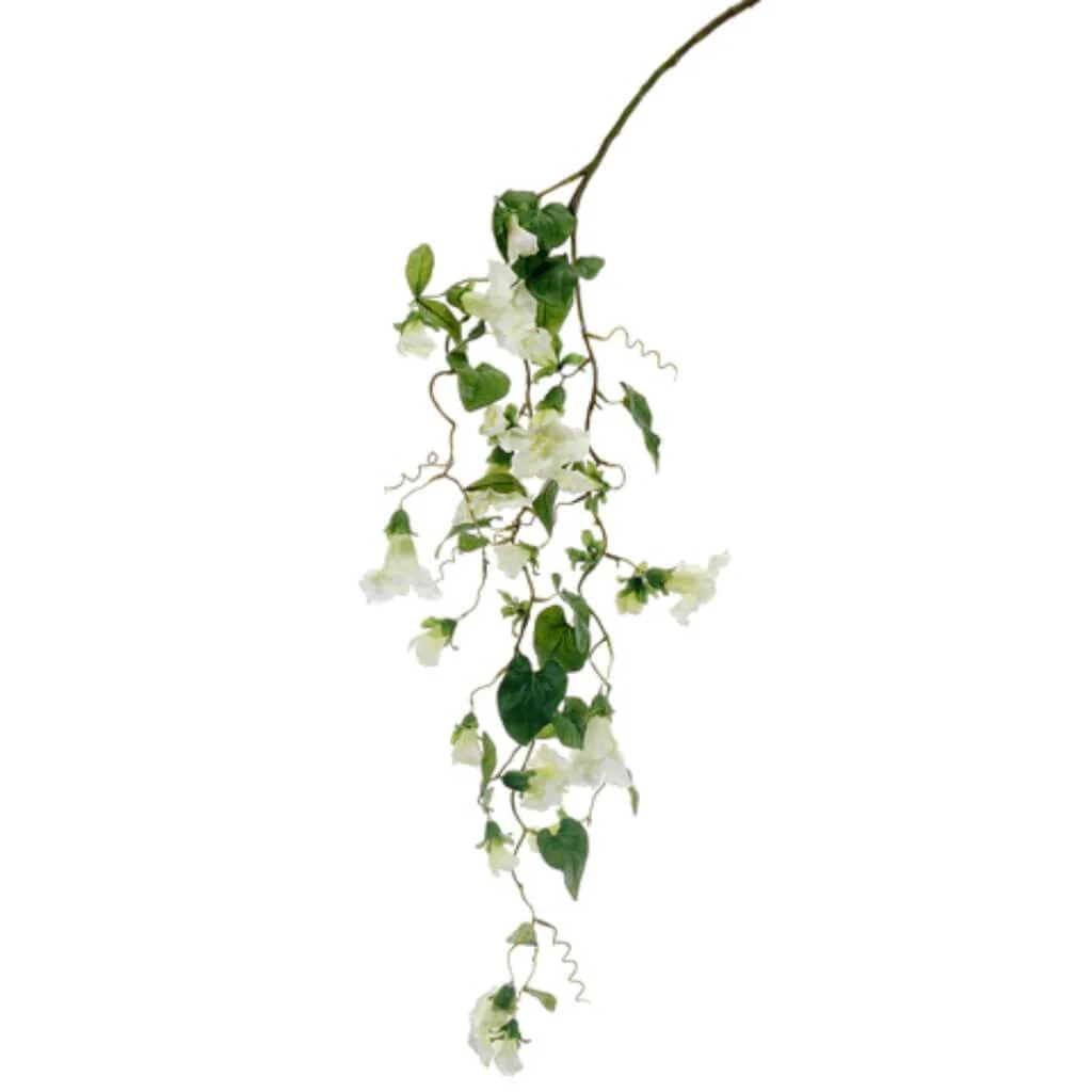 Hanging Petunia Spray 48" Cream Green