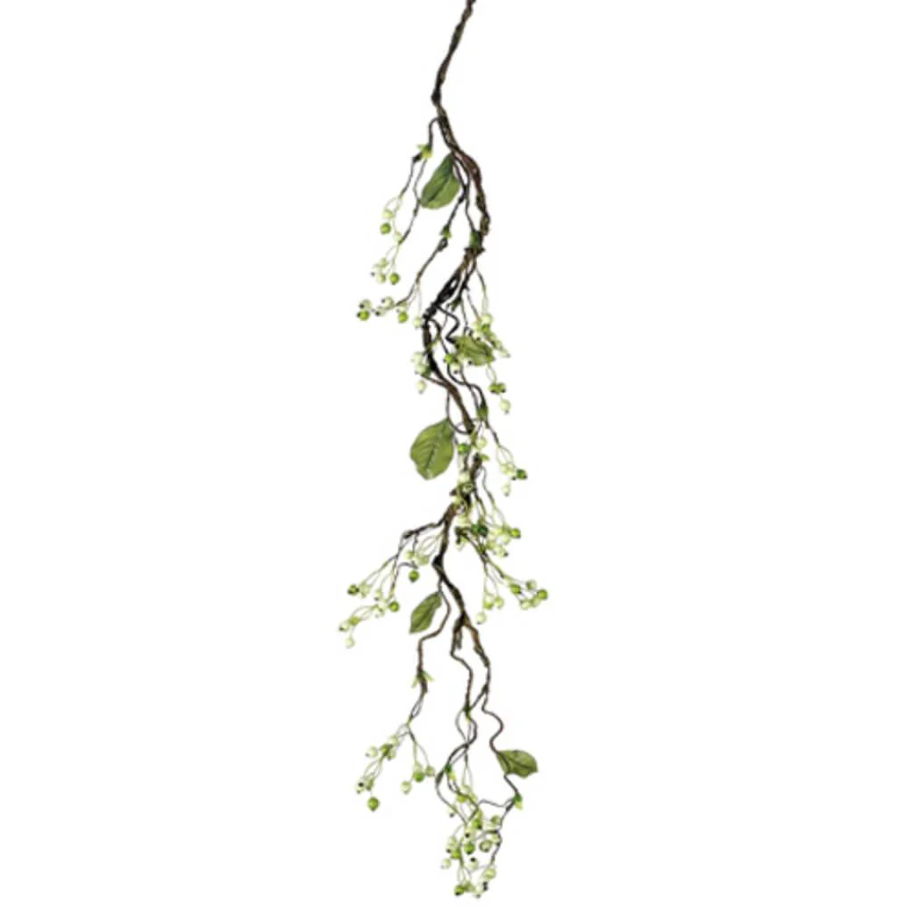 43"Spring Berry Garland Gr/Cr