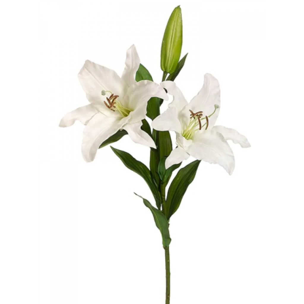 Casablanca Lily Spray 33" White
