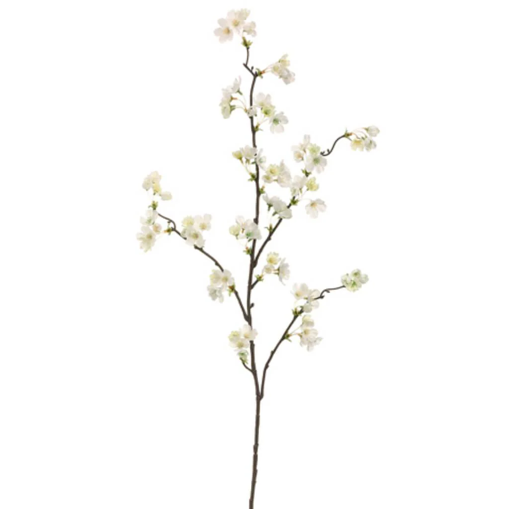 Quince Blossom Spray 36" Cream