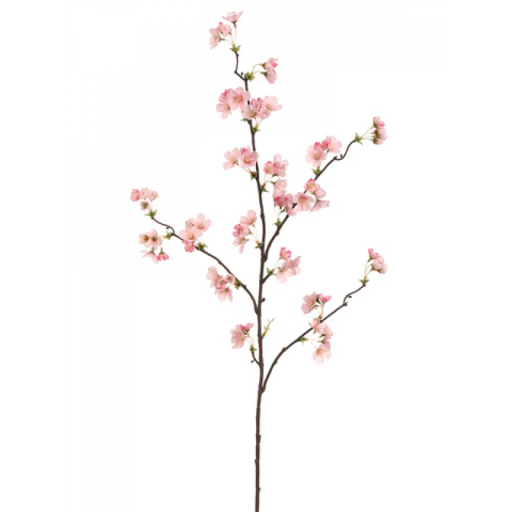 Quince Blossom Spray 36in Pink