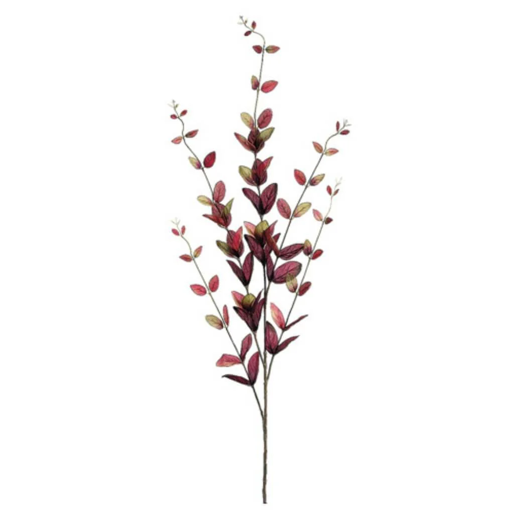 Lonicera Leaf Spray X5 46" Burgundy