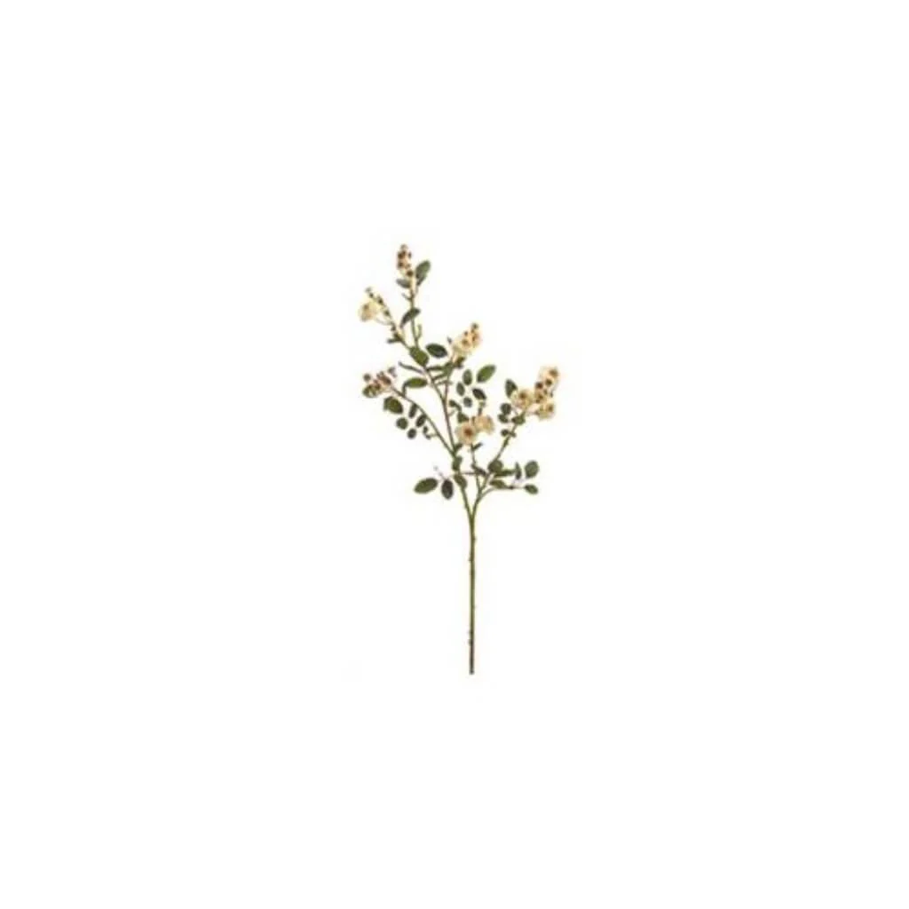 Pompon Rose Spray 30" Apricot