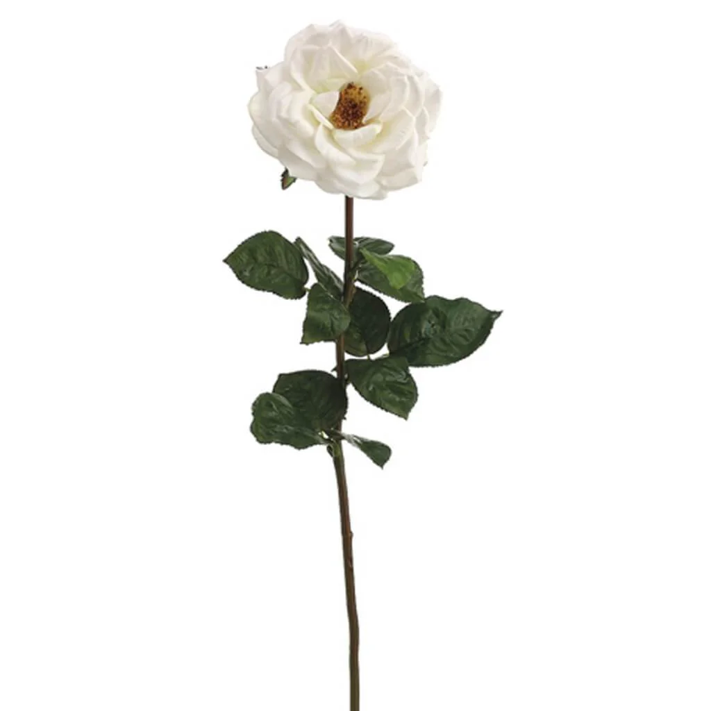 ORLANE ROSE SPRAY RT 27" WHITE