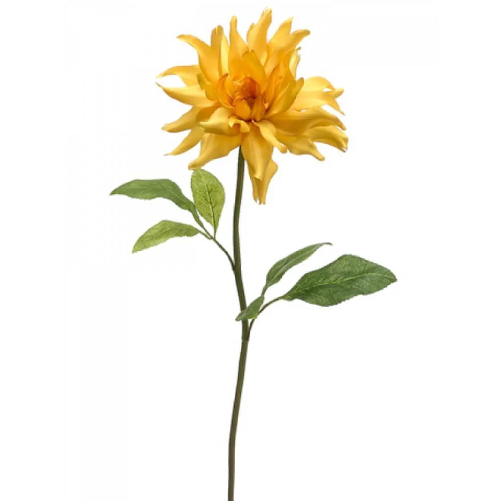 SPIDER DAHLIA SPRAY 30" YELLOW