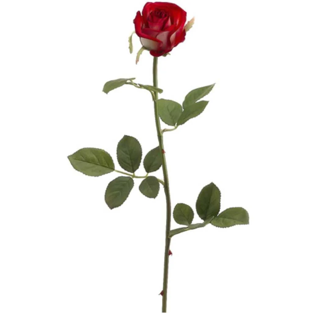 VICKY BROWN ROSE SPRAY 22.5" RED WHITE