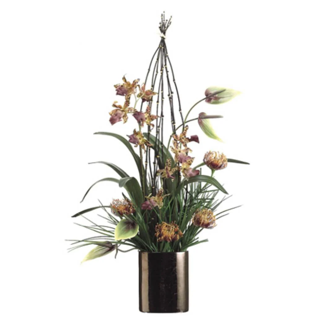 40H13W19"L Orchid/Anthu(P)Grru