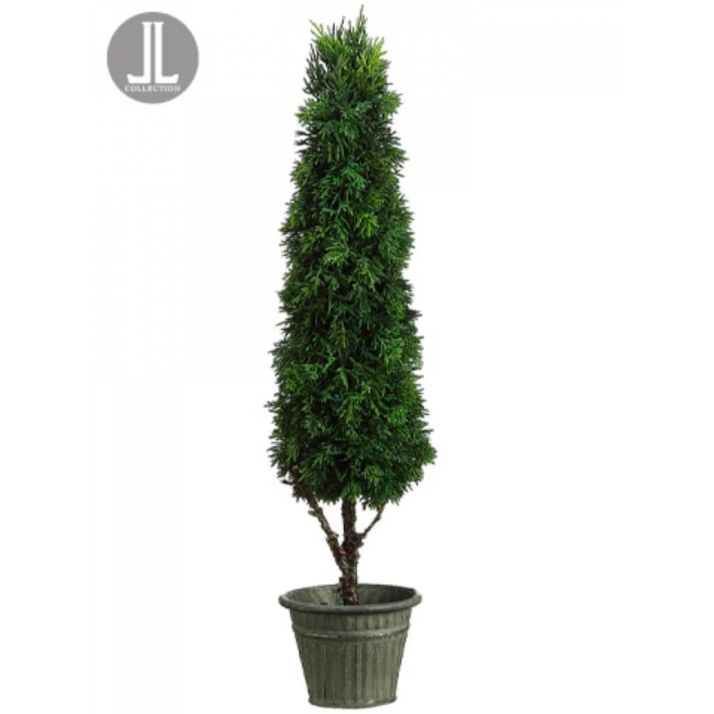 26"Cedar Cone Topiary(P)Reship