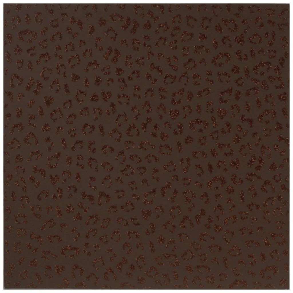 Funky Patterns Glitter Paper 12in x 12in, Cheetah Rocky